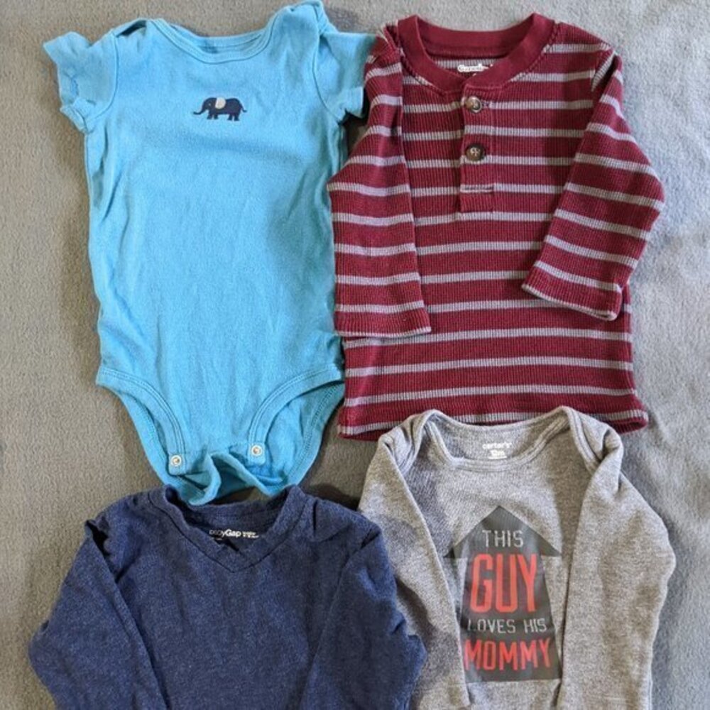 Boys shirt bundle Carter's Baby Gap size 12 months